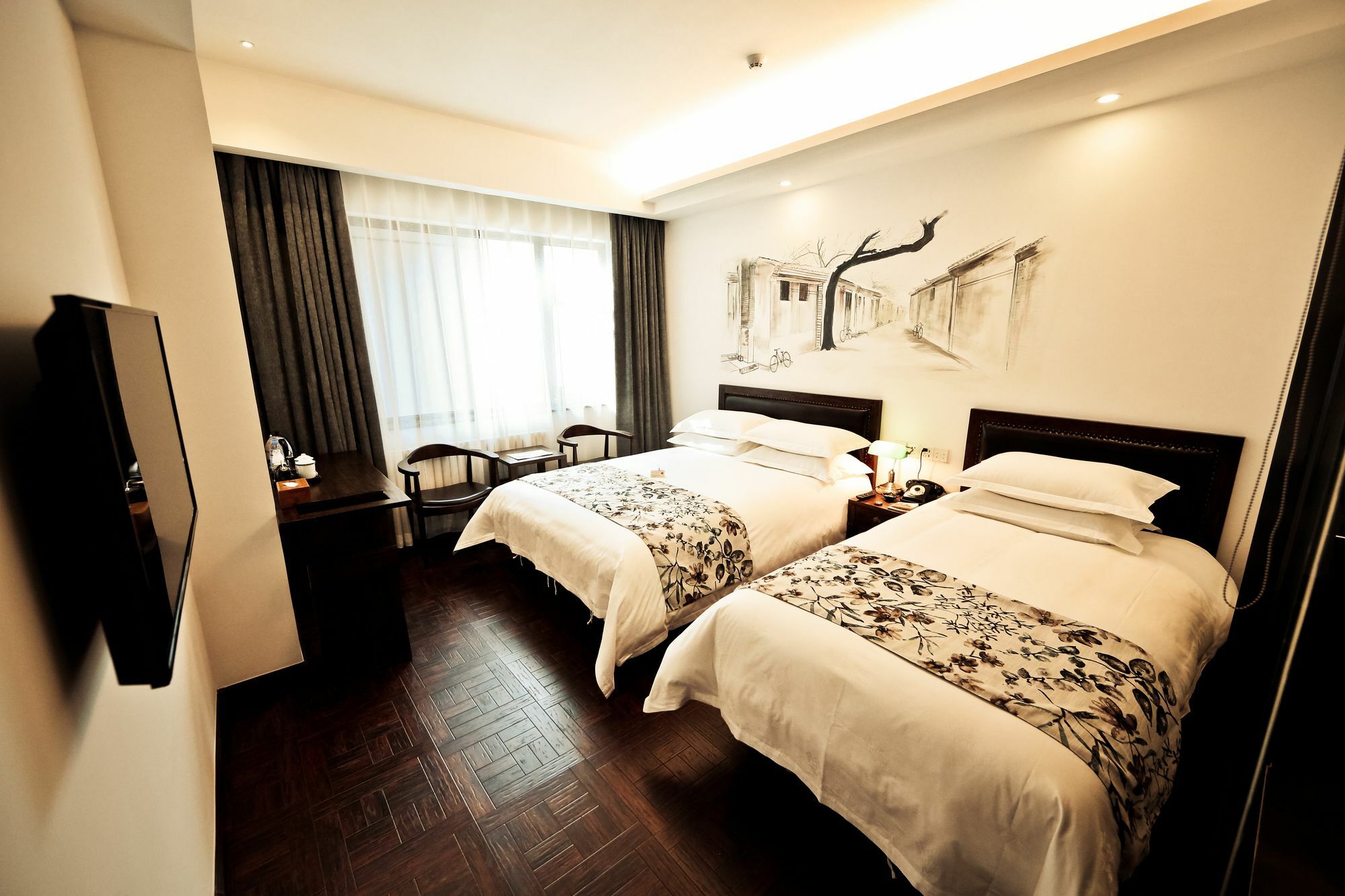 Nost Algia Hotel Near Beijing Panjiayuan Antique Market- Beijing Happy Valley, Cbd, China Zun And Sanlitun, Tian'Anmen Square, Free Ice Cream, Mineral Water, Coffee, Snacks And Laundry Service, Free Gymnastic, English Communication Well Kültér fotó